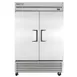 True T-49F-HC 54" Two Section Reach-In Freezer w/ 2 Solid Doors, Stainless Steel Front Aluminum Sides 2 image