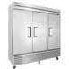 True T-72F-HC 78“ 3-Solid Door Reach-In Freezer, Bottom Mounted, 72 cu. ft., Stainless Steel Front, Aluminum Sides 3 image