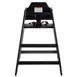 TableCraft Products 10624 High Chair, Black 1 image