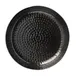 TableCraft Products 10736 - 8½" Aluminum Platter, Black Powder Finish, 8" Diameter, Crackle Pattern 1 image