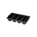 TableCraft Products 1524B Cutlery Bin, 21-5/8" X 12" X 3-3/4", (4) Compartment 1 image