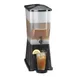 TableCraft 353DP Slimline 3‑Gallon Dispenser, 8" x 16" x 20" Black Poly, Tomlinson Faucet, NSF 1 image
