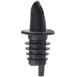 TableCraft Products 35BK Plastic Liquor Cash & Carry Free Flow Pourer 1 image
