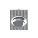 TableCraft CW1034BRS Hot Food Template, 13½" x 21⅝" Stainless Steel Brushed Silver - 1/Each 1 image