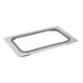 TableCraft CW1102BRS Tri-Ply Serveware Template, 21.5" x 13.5" Silver Stainless Steel, Dishwasher Safe 1 image