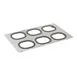 TableCraft Products CW1112CSS Serveware Template, 21-5/8" x 13-1/2", Stainless Steel, Dishwasher Safe 1 image