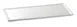 TableCraft Products CW2104W Rectangular Platter, 8½" x 6¾" x 3/8", White Aluminum, Dinnerware 1 image