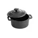 TableCraft CW30110 Mini Casserole Dish, 8 Oz 4" Dia x 1-3/4" Ht Cast Iron with Handles and Lid 1 image