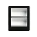 TableCraft CW5082W Food Template, 12-7/8" x 21-1/4" Aluminum, NSF-7 Certified, Fits CW4002 Tiles 1 image