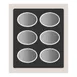 TableCraft CW5126CBL Cold Food Template, 25"‑3/4 x 21"‑1/4 Single Well, Blue Aluminum, NSF‑7- 1/Each 1 image