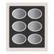 TableCraft CW5126SBL Cold Food Template, 25-3/4" x 21-1/4" Single Well, Blue Cast Aluminum, NSF‑7 1 image