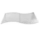 TableCraft Products CWALS6RSATCL Table Cover, Two-Piece, 72"W X 47"D X 1"H 1 image