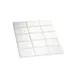 TableCraft Products CWTTDG01W Cold Food Template, 13½" × 21⅝" White Duracoat™ Cast Aluminum Grid 1 image