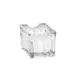 TableCraft Products H121 Sugar Packet Rack, 3-1/4" x 2-1/2" x 2", Fluted Glass, Dishwasher Safe 1 image