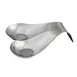 TableCraft HB2 Spoon Rest Double Stainless Steel Brushed Finish 7-1/2" x 7" x 2" Dishwasher Safe 1 image