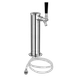 Talos 1042108-00 1‑Way Draft Beer Tower, Countertop, Glycol Cooled, Chrome Stainless Steel Single Tap 1 image
