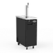 Talos 1080287-75 Kegerator Draft Beer Cooler, 17" Black Finish, Holds Two 1/6 Kegs, R134a, Casters 1 image