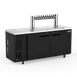 Talos 1080387-75 Kegerator Draft Beer Cooler, 82" Black, 15‑Slim 1/6" Kegs, Safety Lock, R134a 1 image