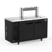 Talos 1080987-75 Kegerator Draft Beer Cooler, 66" Black, 9‑12 Slim 1/6" Kegs, Lock, R134a 1 image