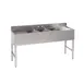 Tarrison TA-BS32460LR 60" Underbar Sink Units, 3 Compartment with 2 Drainboards 1 image