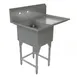 Tarrison TA-CDS118R16-KIT 39" One Compartment Sink, 18"W x 21"L Bowl With Right-Hand Drainboards 1 image
