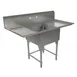 Tarrison TA-CDS124LR16-KIT 60" One Compartment Sink, 24"W x 24"L BowlWith 2 Drainboards/16 gauge 1 image
