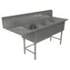 Tarrison TA-CDS318L16-KIT 75" Three Compartment Sink, 18"W x 21"L Bowl With Left-Hand Drainboard 1 image