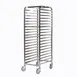 Tarrison TA-PRE15S 40 Pan Stainless Steel End Load Bun / Sheet Pan Rack, Unassembled 1 image