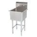 Tarrison TA-PS118-KIT 21" One Compartment Sink, 18"W x 18"L Bowl Without Drainboards 1 image