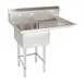 Tarrison TA-PS118R-KIT 39" One Compartment Sink, 18"W x 18"L Bowl With Right-Hand Drainboards 1 image
