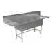 Tarrison TA-PS31620LR-KIT 84" Three Compartment Sink, 16"W x 20"L Bowl With 2 Drainboards 1 image