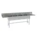 Tarrison TA-PS421LR24-KIT 120" Four Compartment Sink, 18"W x 21"L Bowl With 2 Drainboards 1 image