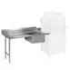 Tarrison TA-SDT120L 120" Straight Soiled Dishtable w/ Left Table, Pre-Rinse Sink, 7" Backsplash 1 image