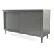 Tarrison TC-C2460 Sliding Doors Cabinet Base Servery Work Table with Mid-Shelf, 60"W X 24"D 1 image