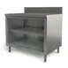 Tarrison TC-CO3042B-KIT Cabinet Base Open Front Work Table with Mid-Shelf & Backsplash, 42"W x 30"D 1 image