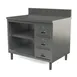 Tarrison TC-CO3042BD-KIT Open Front Work Table with Backsplash, Mid-shelf & Drawer / 42"W x 30"D 1 image