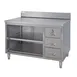 Tarrison TC-CO3048BD-KIT Open Front Work Table with Backsplash, Mid-shelf & Drawer / 48"W x 30"D 1 image