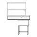 Tarrison TF-UCDSPDT1L-KIT 51" Undercounter Soiled Dishtable w/ Sink On Right, 7-1/2" Backsplash 1 image
