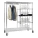 Tarrison TS-AC246012C-KIT Wire Apparel Transport Cart with Top & Bottom 1 image