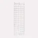 Tarrison TS-EP1474C 14" x 74" Chrome Wire Grid Enclosure Panel for Restaurant Shelving 1 image