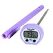 Taylor Precision 9840PRN Pocket Allergen Thermometer, -40° to 302°F, 0.3" LCD, 5" Stem, Purple 1 image