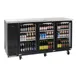 Turbo Air TBB-24-72SGD-N 73" Three Section Back Bar Cooler with Glass Door, 20.62 cu. ft. 1 image