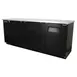 True TBB-4-HC 90" Three Solid Swing Door Back Bar Cooler with Hydrocarbon Refrigerant 1 image