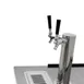 Turbo Air TBD-1SDD-N6 23" 1 Column / Tower Super Deluxe Beer Dispenser 10 image