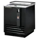 True TD-24-7-HC 24" Solid Slide Lid Deep Well Horizontal Bottle Cooler with Hydrocarbon 1 image