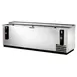 True TD-95-38-S-HC 95" Solid Slide Lid Stainless Steel Deep Well Horizontal Bottle Cooler 1 image