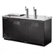 True TDD-3CT-HC 69" Solid Door Direct Draw Beer Dispenser with 2 Taps & 3 Keg Capacity 1 image