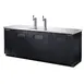 True TDD-4-HC 90" Solid Swing Door Direct Draw Beer Dispenser with 2 Taps & 4 Keg Capacity 1 image