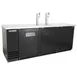 True TDD-4-HC 90" Solid Swing Door Direct Draw Beer Dispenser with 2 Taps & 4 Keg Capacity 3 image