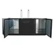 True TDD-4-HC 90" Solid Swing Door Direct Draw Beer Dispenser with 2 Taps & 4 Keg Capacity 5 image